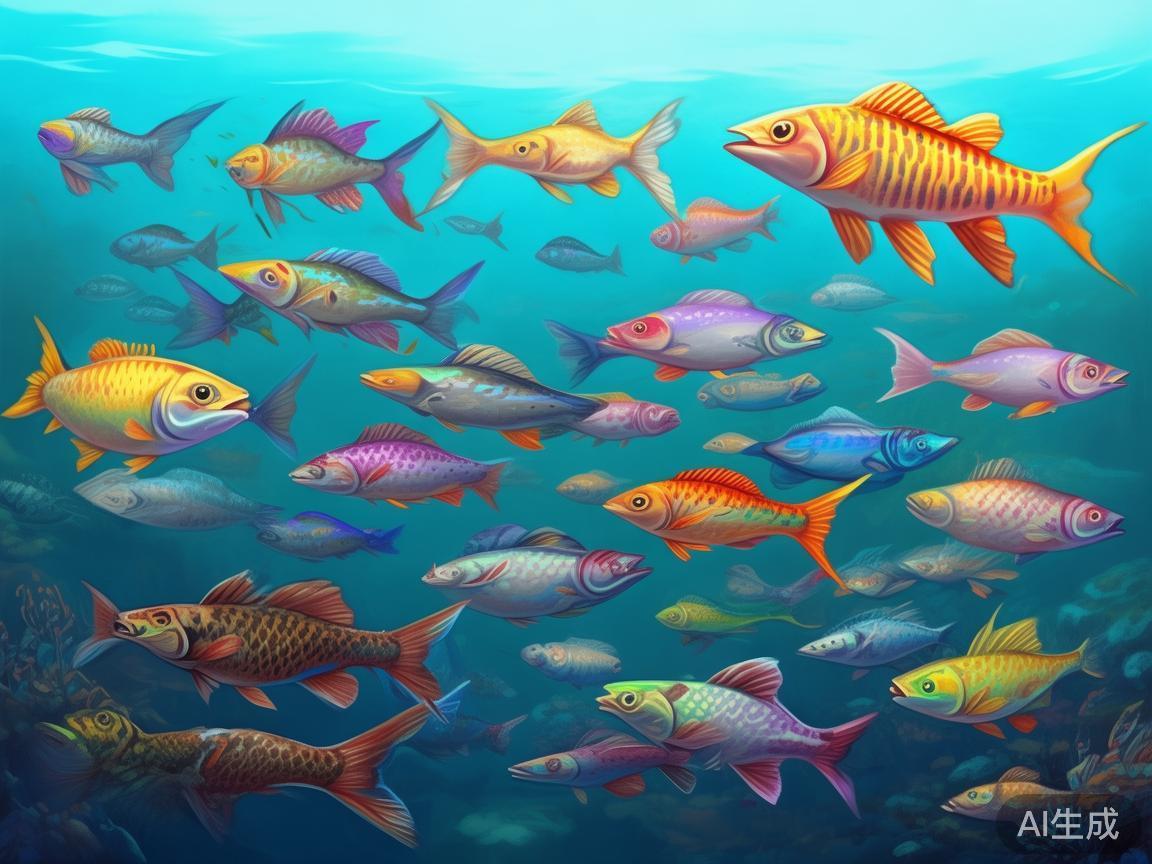 鱼类的类型与价值分析
游戏中鱼类多样，分为普通鱼